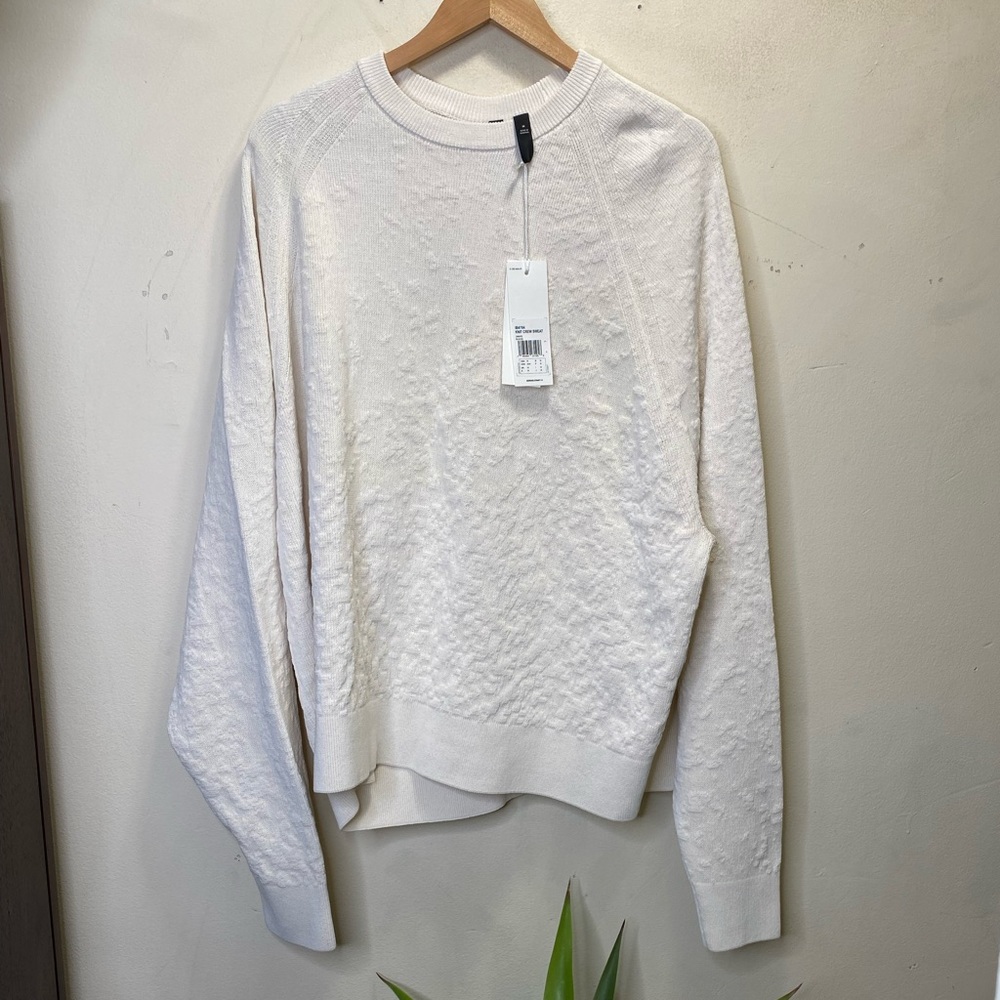 ADIDAS Y-3 CREWNECK LONG-SLEEVED SWEATER SIZE M